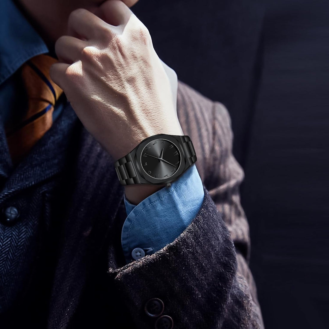 Arabic Black Aura Watch (Millionair Watch)