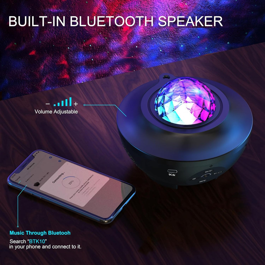 Galaxy Projector with Bluetooth
