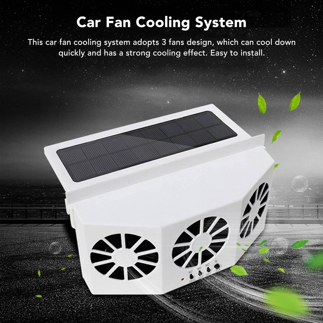 Solar Car Window Ventilation cooler